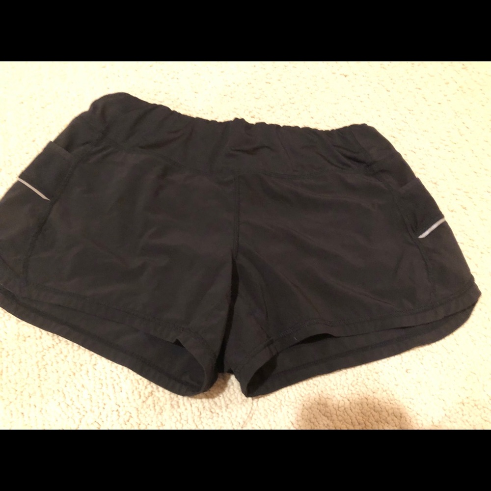 Athleta black running shorts size small